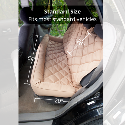 Headrest Back Seat Protector - Tan-