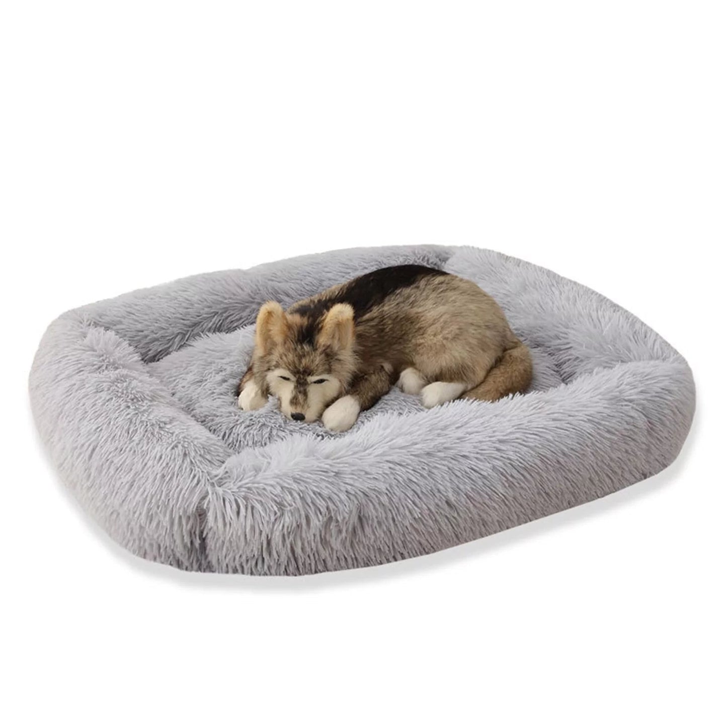 Best Washable Gray Plush Beds for Cats and Dogs