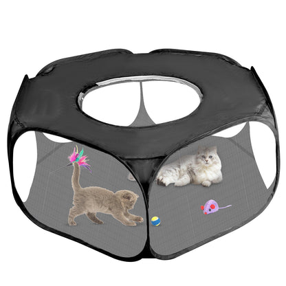 Foldable Minipet Fence Outdoor Indoor Game Exercise