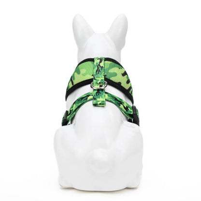 EcoBark Camo Dog Harness - Over-the-Head Dog Vest Halter for Small to Medium Dogs and Puppies