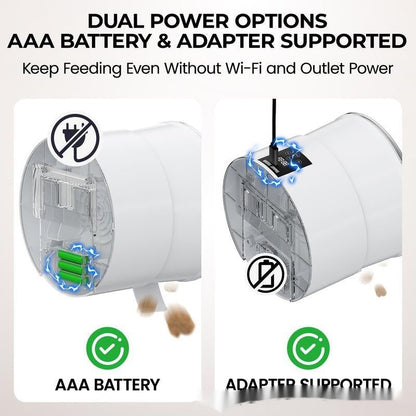 Pet Feeder Automatic Timing Remote Control Cat And Dog Food Feeding Machine