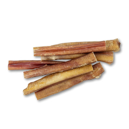 All-Natural Beef Bully Stick Dog Treats, High Protein & Long-Lasting Chews – 6-Inch Thick (25/case)