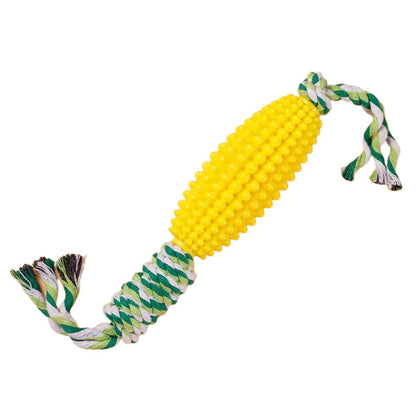 Pet Toy Corn Ball Knot Teething Toys, Large And Small Dog Teeth Cleaning, Biting And Boring Knot Dog Toys