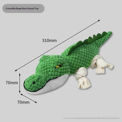 Chewing And Teeth-cleaning Plush Pet Toy With Sound