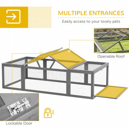 Outdoor Enrichment Habitat & Sunning Enclosure (71" x 35.5")