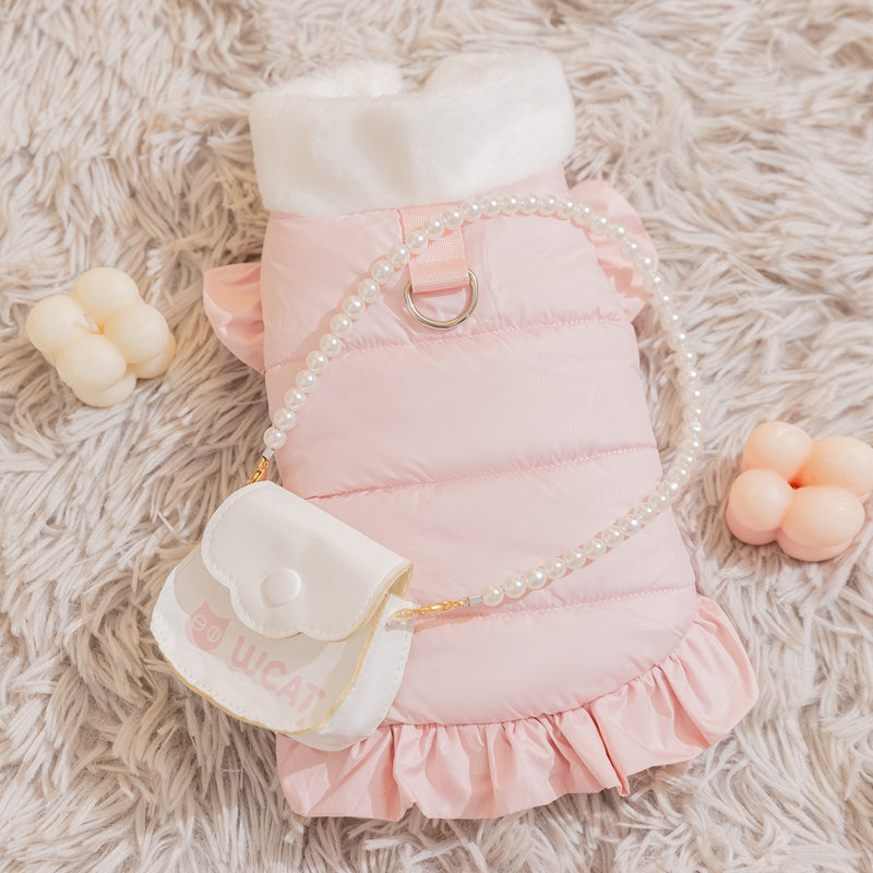 Autumn And Winter Pet Clothes, Outdoor Toiling, Ladylike And Princess Skirts For Warmth, Various Styles Of Small Cat And Dog Clothes