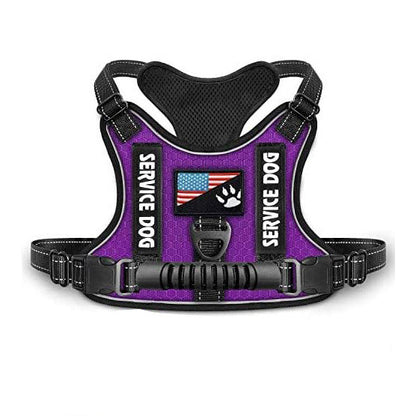Shock Absorption Comfortable Night Vision Reflective Pet Harness Dog Vest Traction Chest Strap