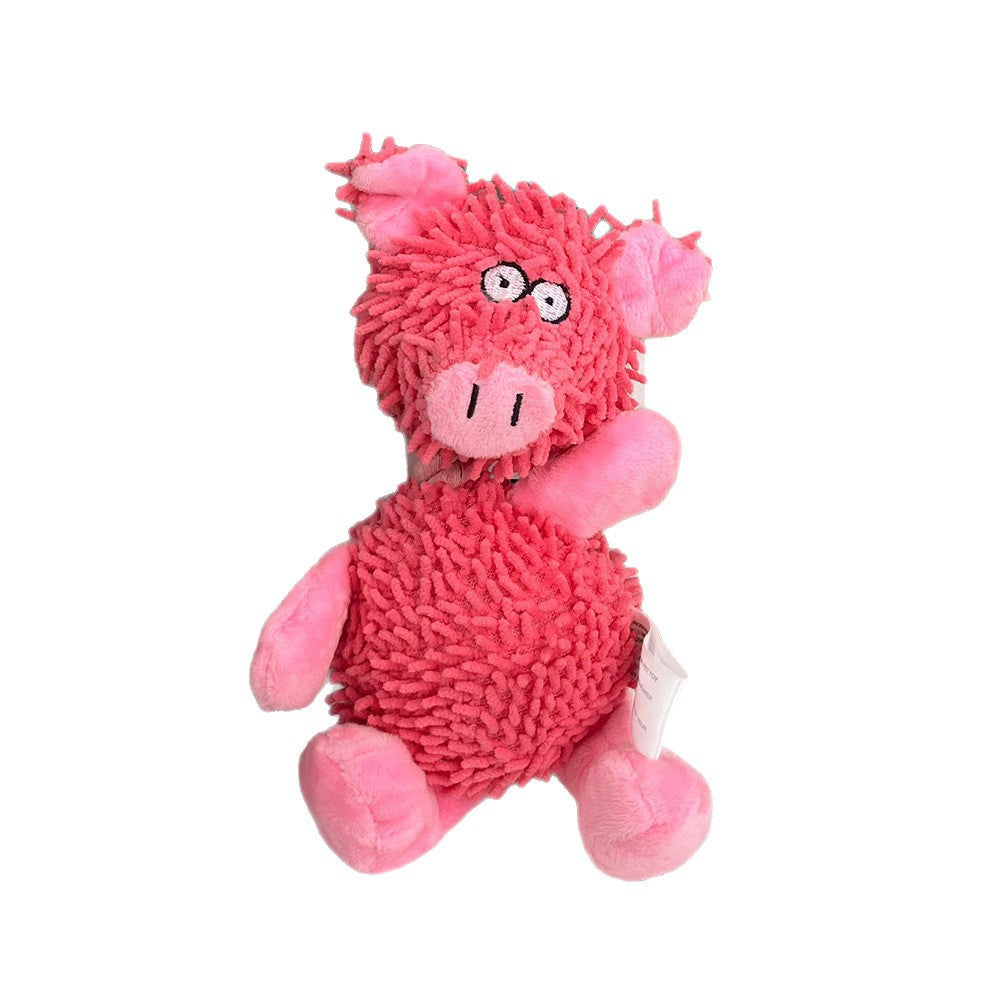 Dog Bite Sound Pet Plush Toy Standing Posture Microfiber Animal Bite-resistant Bends And Hitches Doll