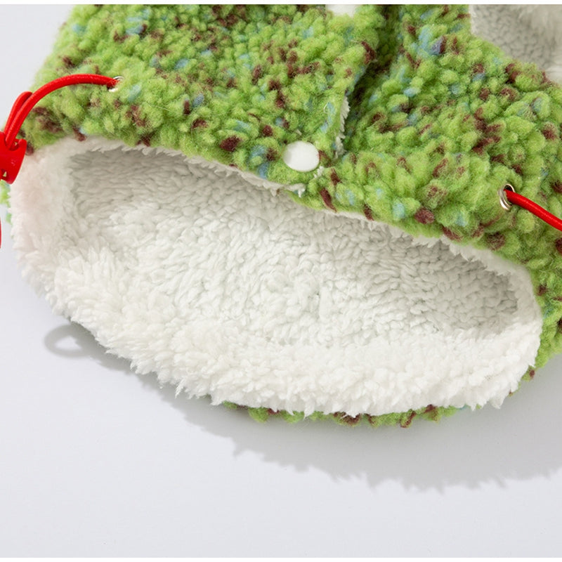 Christmas Dog Clothes, Warm And Thick Autumn And Winter, With Colorful Dots That Can Lead Small And Medium-sized Dogs, Two-legged Clothes, Pet Cat Clothing