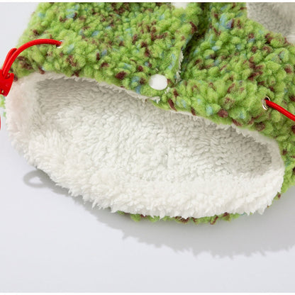 Christmas Dog Clothes, Warm And Thick Autumn And Winter, With Colorful Dots That Can Lead Small And Medium-sized Dogs, Two-legged Clothes, Pet Cat Clothing