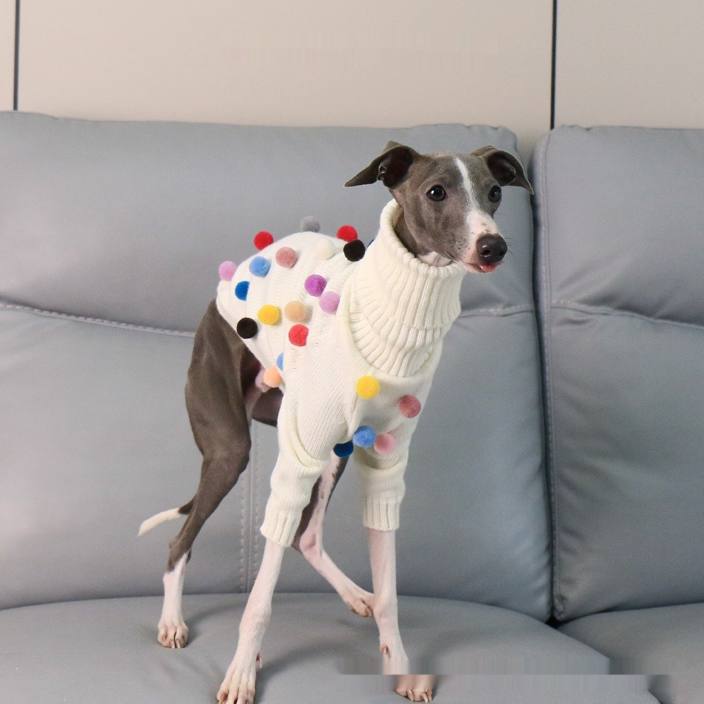 New Italian Greyhound Whippet Christmas Sweater