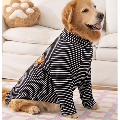 Autumn And Winter Big Dog Clothing, Golden Retriever Border Collie Quick Warm Two-legged Thin Fleece, Medium And Large Dog Base Shirt, Pet Clothing