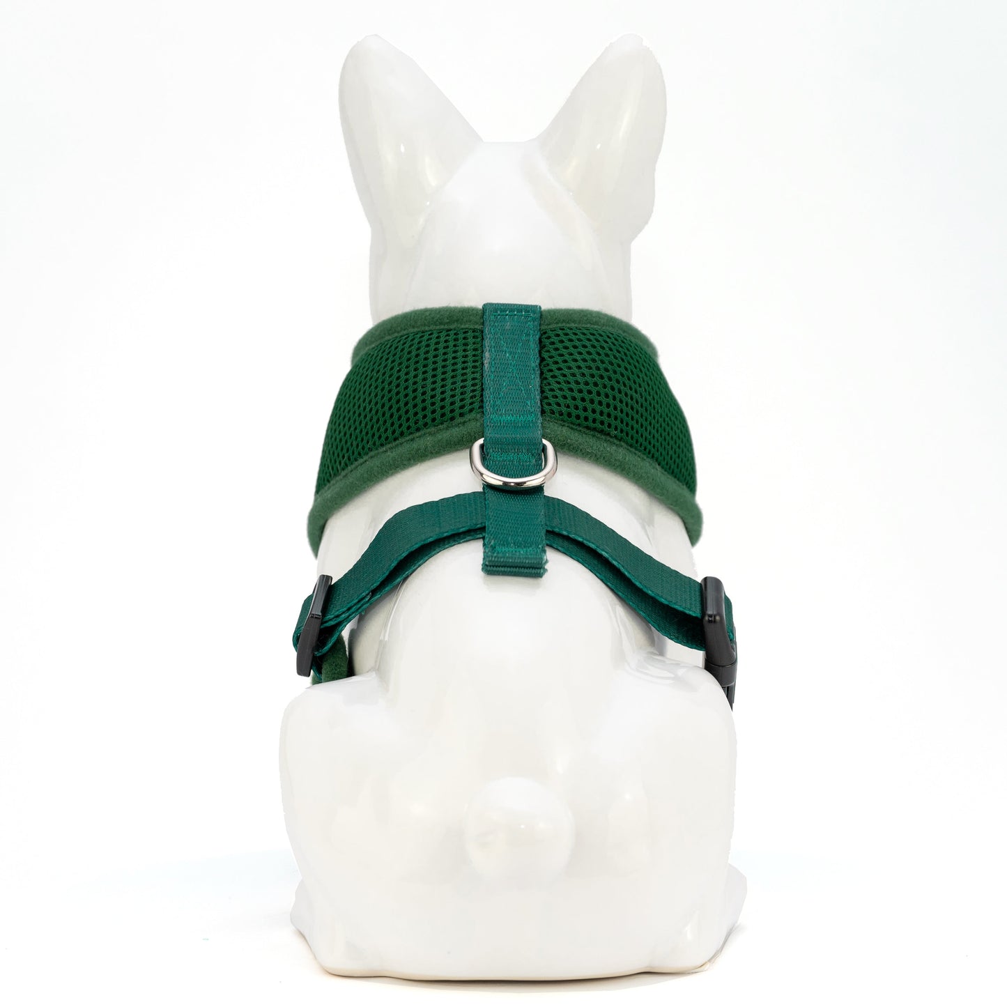 EcoBark Forest Green Dog Harness - Over-the-Head Vest Halter Soft Mesh for Small to Medium Dogs