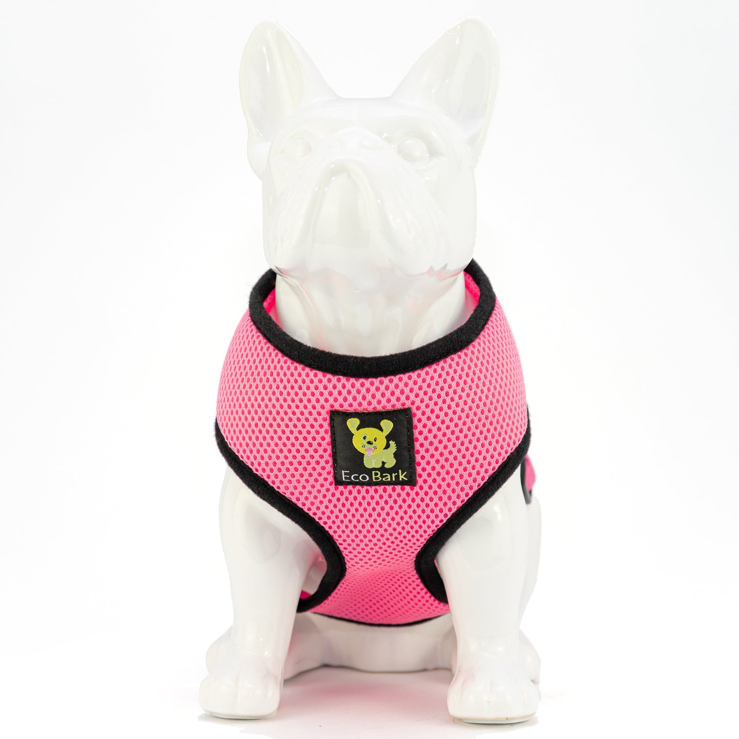 EcoBark Bubblegum Pink Dog Harness - Over-the-Head Dog Vest Halter for Small to Medium Dogs and Puppies