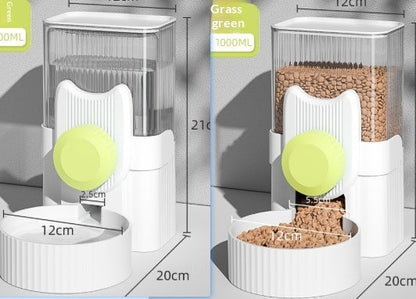 Hanging Cat Water Fountain And Automatic Dog Feeder For Drinking