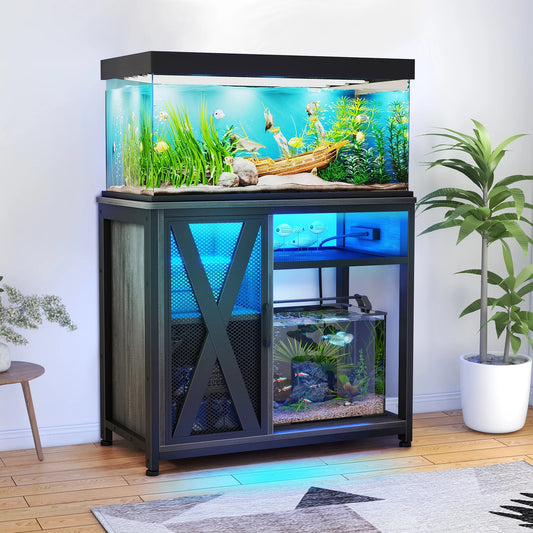 40-50 gallons Fish Tank Stand with Power Outlets