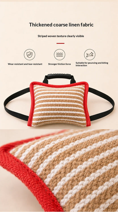 Jute Bite Cushion & Bite Roll For Dog Training