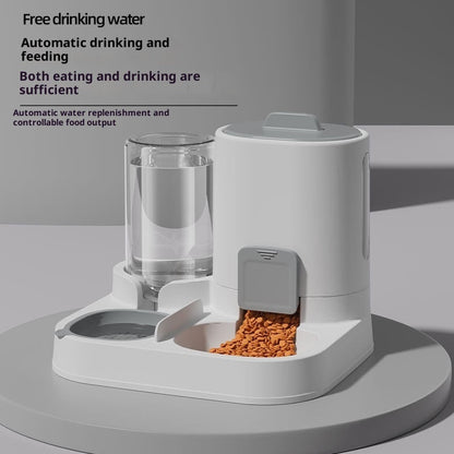Automatic Cordless Pet Feederanti-tip Design To Prevent Spills