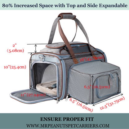Mr. Peanut's Gold Series Expandable V3.0 Pet Carrier - Updated Model Landing 9/15