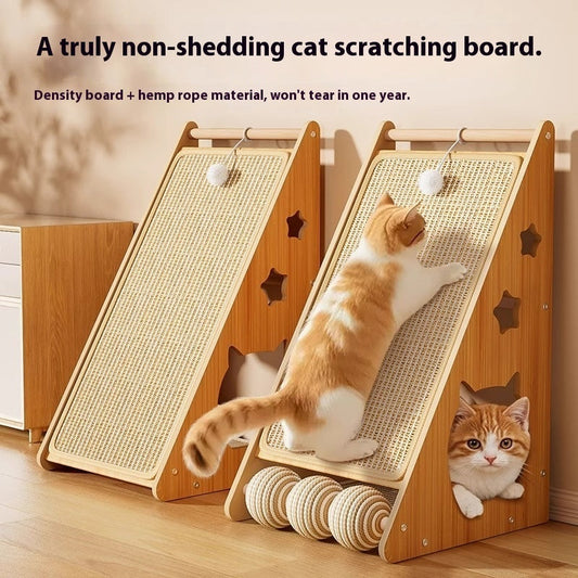 Vertical Wear-resistant Non-chip Wall-sticking Cat Scratch Board