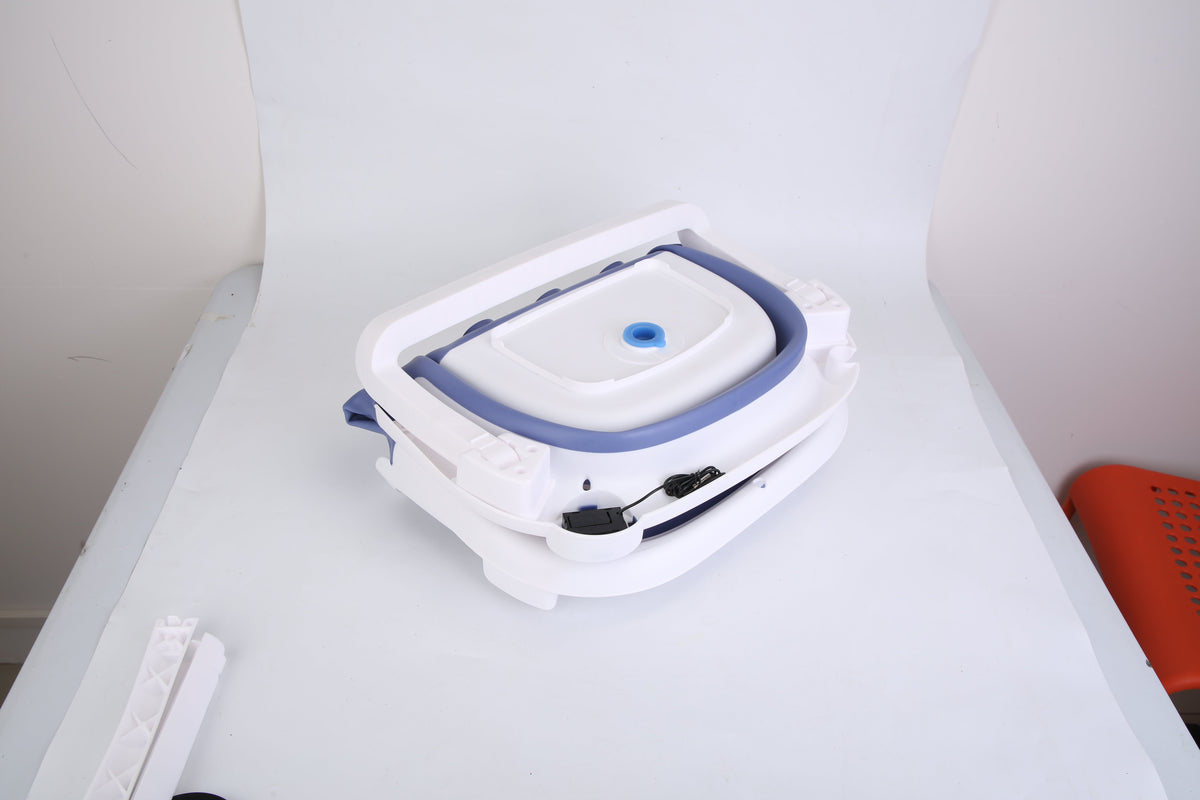 Collapsible Pet Soaking Tub & Bath Basin with Built-in Digital Thermometer