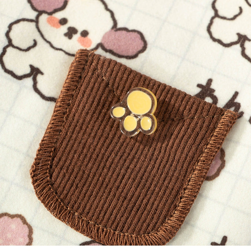 Pet Clothing, Warm Pockets For Autumn And Winter, Bear Home Wear, Base Layer, Cute Style, Two-legged Clothes For Cats, Dogs And Dogs
