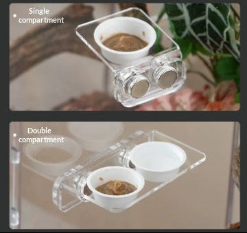 Magnetic Acrylic Arboreal Feeding Ledge
