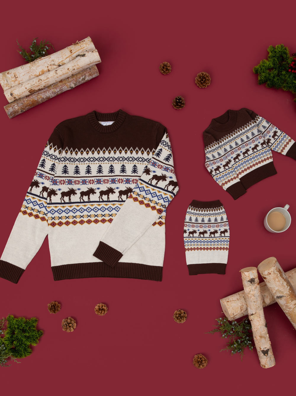 Caribou Sweater (Dog & Kid Sizes Only)