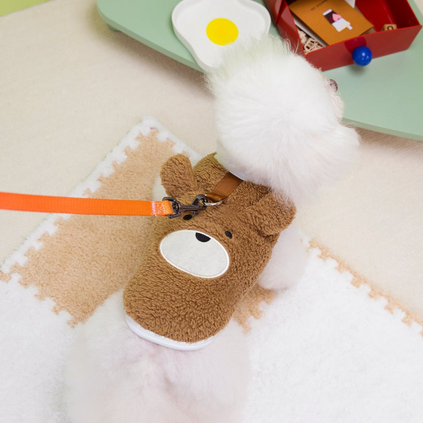 Fleece-lined Warm Teddy Bear Bichon Frise Poodle Cute Fleece Clothing