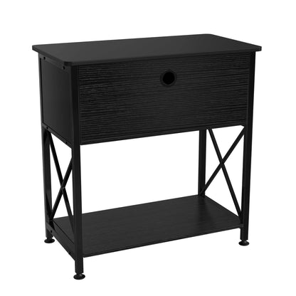 Fish Tank Stand Metal Aquarium Stand for 20 Gallon Long with Accessories Storage