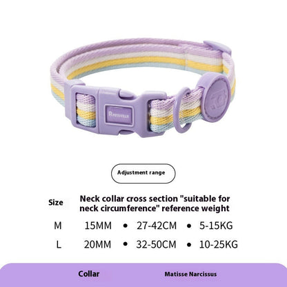 Retro Record Hand Holding Rope Small And Medium-sized Dogs Collar Vest