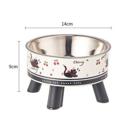 Cat Neck Protection Pet Anti-tumble Cat Bowl