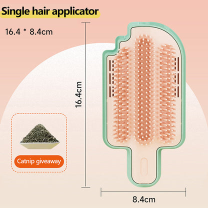 New Ice Cream Shape Cat Rubbing Itch Artifacts Corner Hair Rubbers Cat Self Hi Toys Mint Ball Feather Pet Cat Toys Pet Supplies