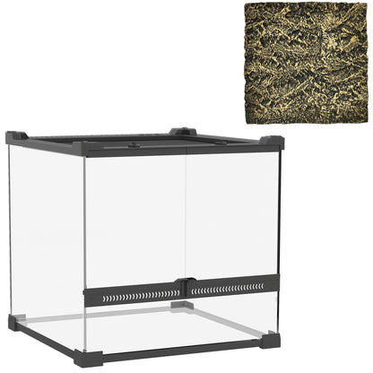 12"x12"x12" Front Opening Enclosure with Rock Background