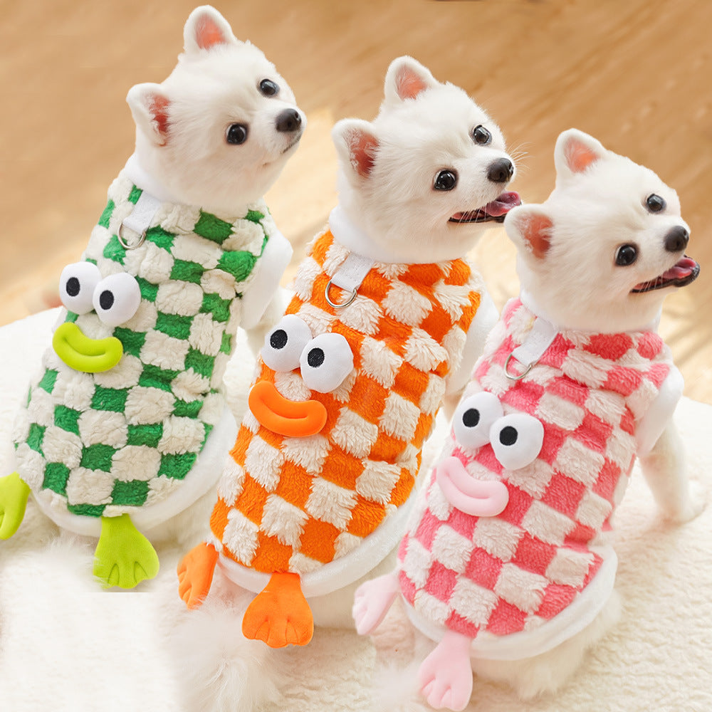 Autumn And Winter Pet Dog And Cat Clothes