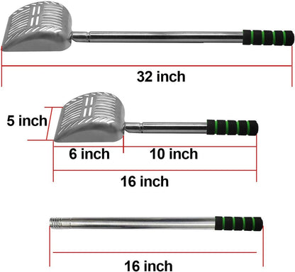 Cat Litter Scooper Metal Cat Litter Scoop Long Handle