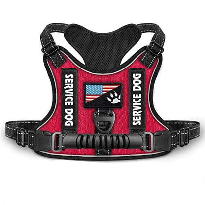 Shock Absorption Comfortable Night Vision Reflective Pet Harness Dog Vest Traction Chest Strap