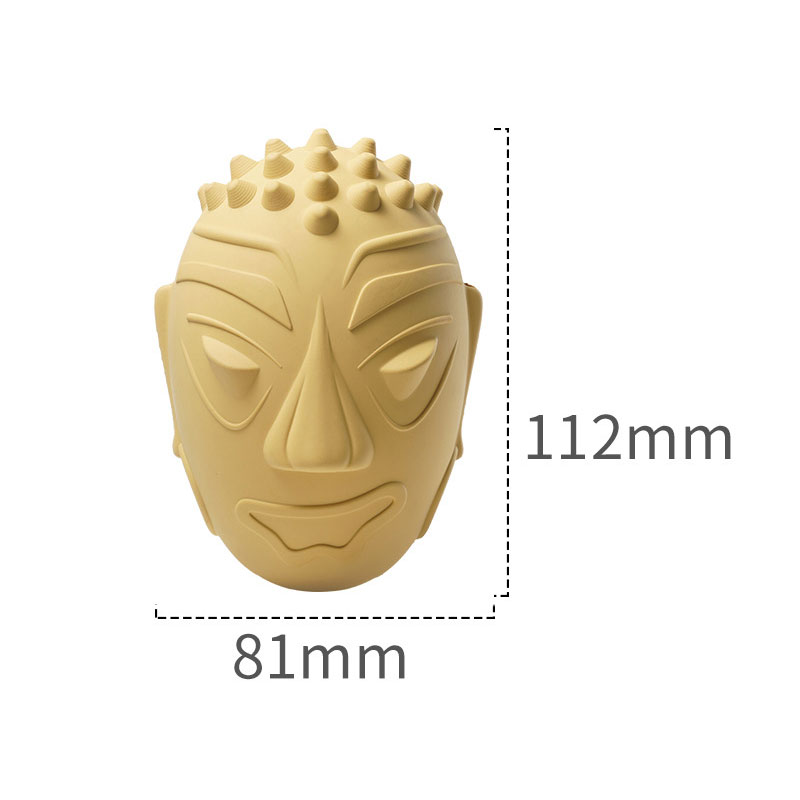 Rubber Retro Mask Voice Dog Toy