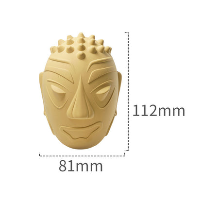 Rubber Retro Mask Voice Dog Toy