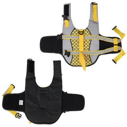 Swim Pet Dog Life Jacket Vest Clothes Life Vest Collar Harness Pets Swimming Summer Swimwear Scales Shark Pet Products