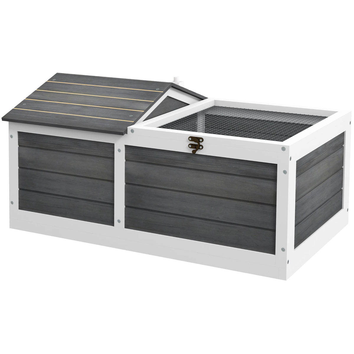 Compact Wooden Tortoise House