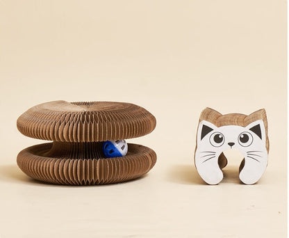 Creative Cat Scratch Board Decompression Grinding Claw Corrugated Paper Pet Toy Supplies