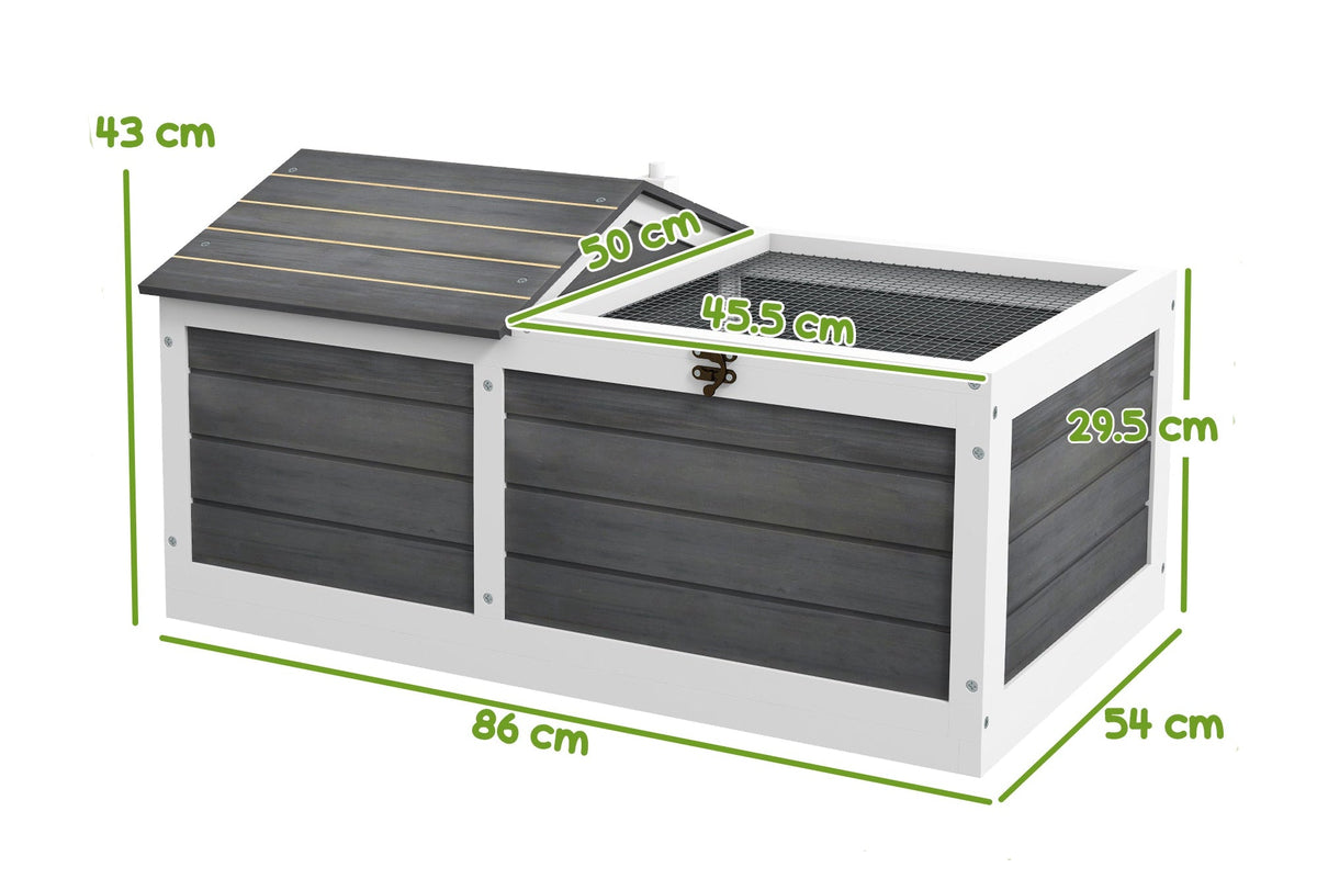 Compact Wooden Tortoise House