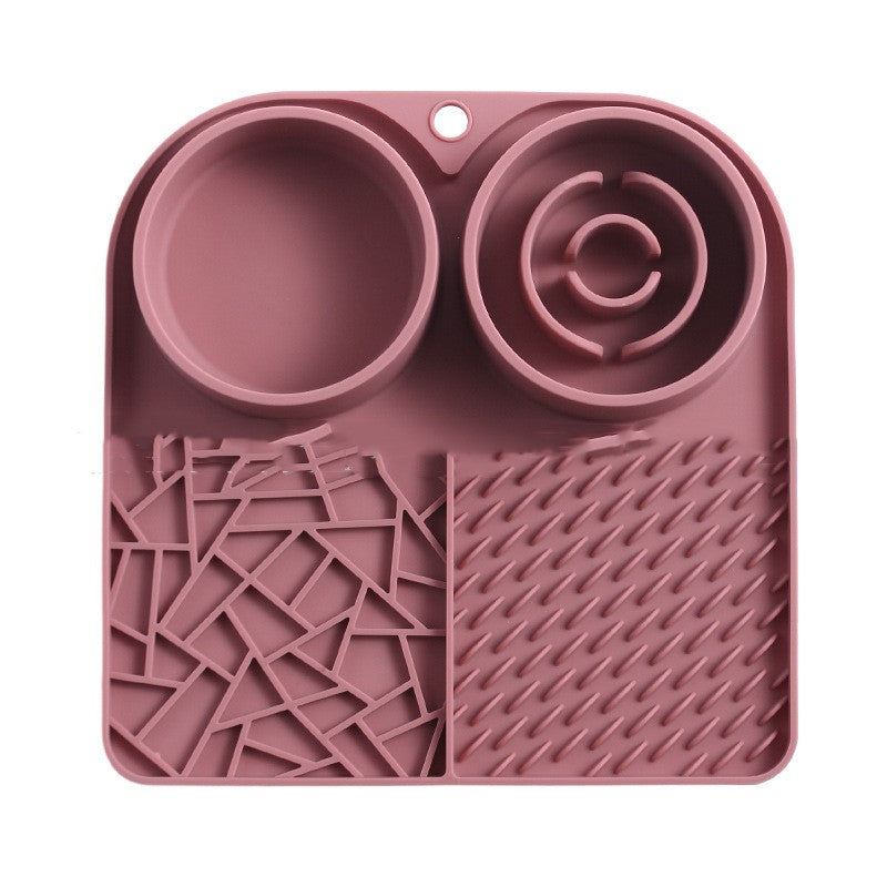 Silicone Pet Slow Food Mat Strong Suction Cup