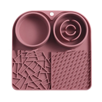 Silicone Pet Slow Food Mat Strong Suction Cup