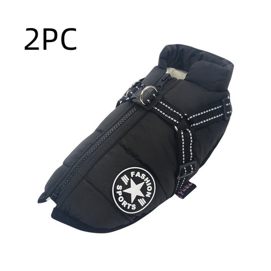 Large Pet Dog Jackets Winter Warm Dogs Clothes  Coats
