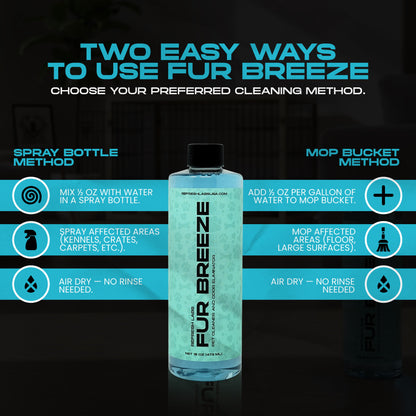 Fur Breeze Concentrated Pet Odor Eliminator | Fabric & Air Deodorizer