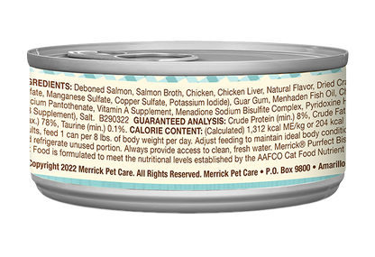 Merrick Purrfect Bistro Grain Free Adult Salmon Pate Cat Food (3oz)