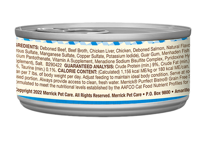 Merrick Purrfect Bistro Grain Free Adult Land & Sea Pate Cat Food