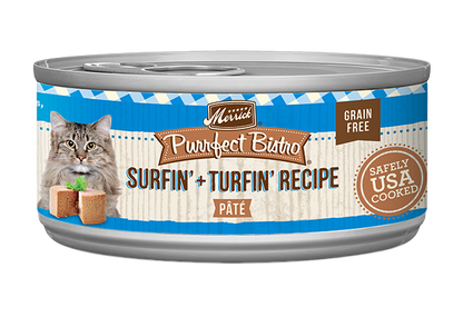 Merrick Purrfect Bistro Grain Free Adult Land & Sea Pate Cat Food